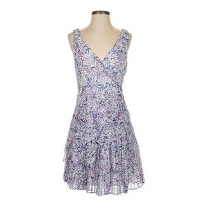 Banana Republic Purple Floral Mini Dress